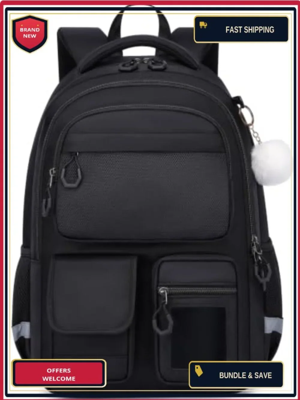College Laptop Backpack for Women Teen Girls Daypack High School Travel